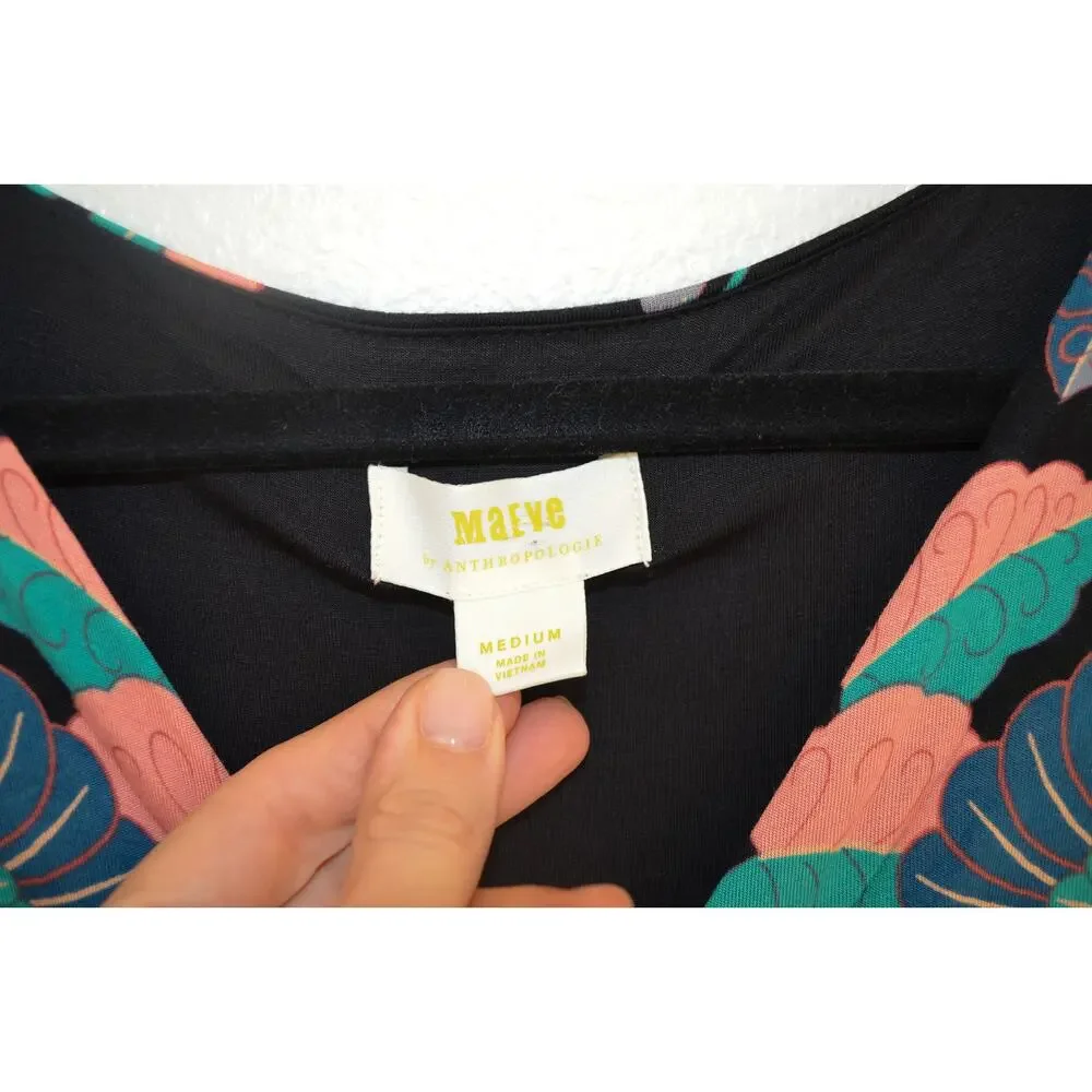 Anthropologie Maeve Camilla Sleeveless Colorful Boho Maxi Dress Size Med… - Picture 4 of 6